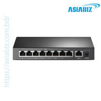 TP-Link TL-SF1009P 9-Port 10/100Mbps Switch with 8-Port PoE+